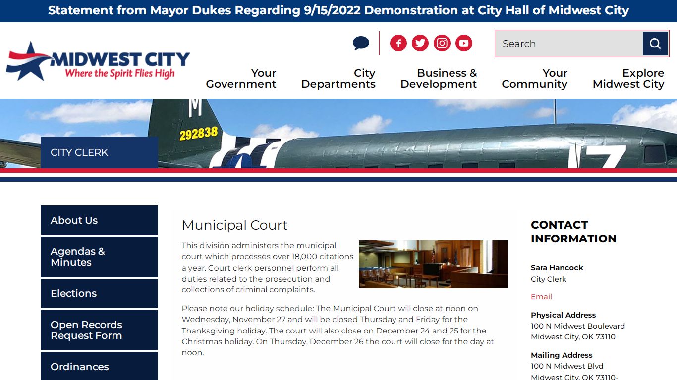 Municipal Court | Midwest City Oklahoma